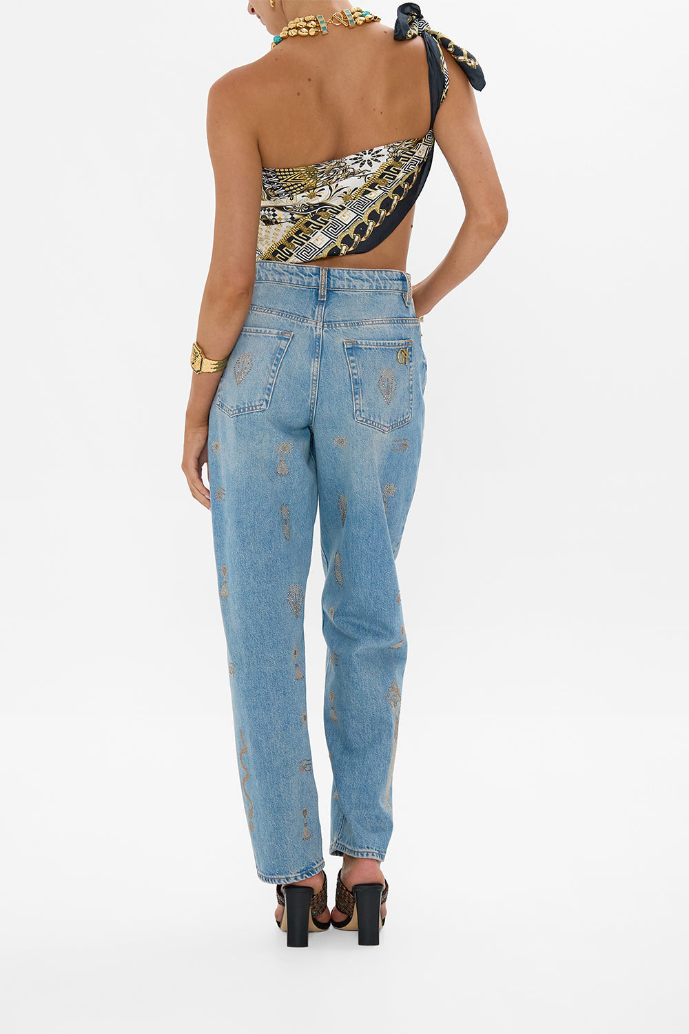 MILLA SACRED SYMBOLS GIRLFRIEND JEAN DENIM