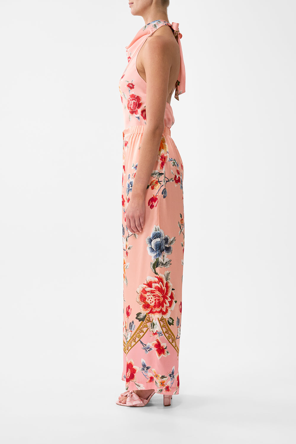 The CAMILLA BLOUSON SLEEVE BOMBER SPIRIT OF SANTA MARIA in our  print.