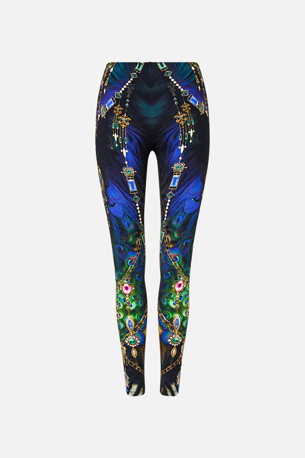 The CAMILLA BLOUSON SLEEVE LAYER ISNIK LULLABY in our  print.