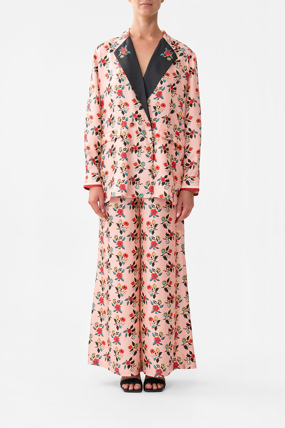 The CAMILLA TUCK FRONT SHORT LUSCIOUS IN LISBON in our  print.