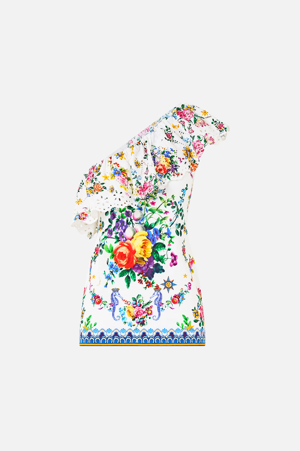 The CAMILLA SUPER WIDE FLARE PANT BASKED IN BAROQUE in our  print.