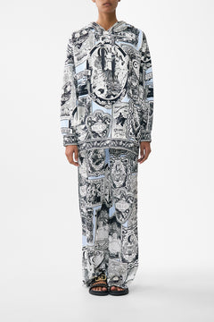 SILK BAND OVERSIZED HOODIE WITH POCKETS PERFUMED IN PORTO