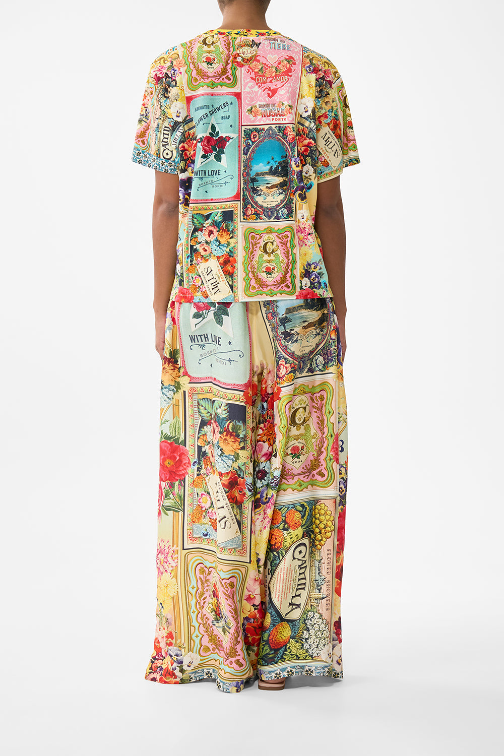 The CAMILLA Classic Tee - Multi in our Soap Opera print.