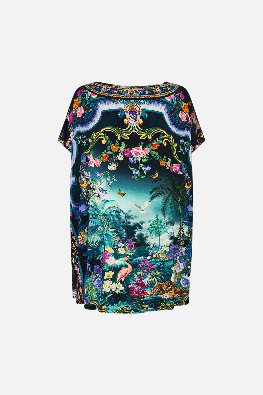 The CAMILLA Loose Fit Tee in our Basked In Baroque print.