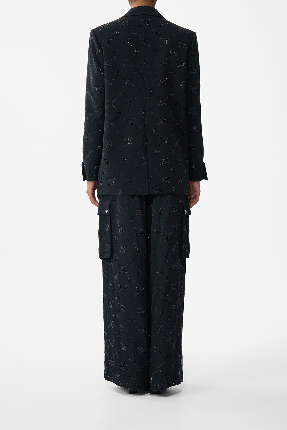 The CAMILLA SHORT SLEEVE CAMP COLLARED SHIRT BASKED IN BAROQUE in our BASKED IN BAROQUE print.
