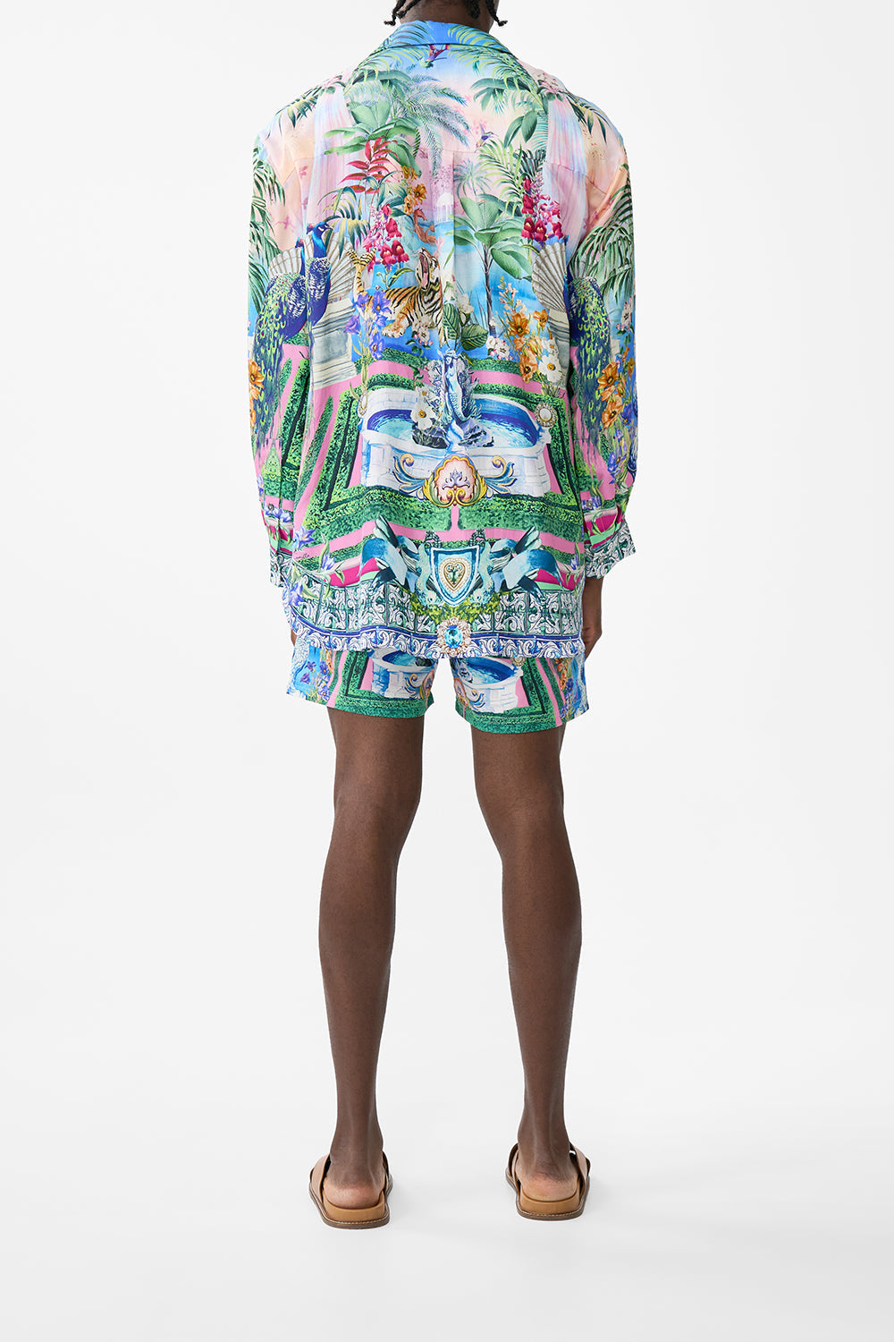 The CAMILLA MILLA SACRED SYMBOLS GIRLFRIEND JEAN DENIM in our  print.
