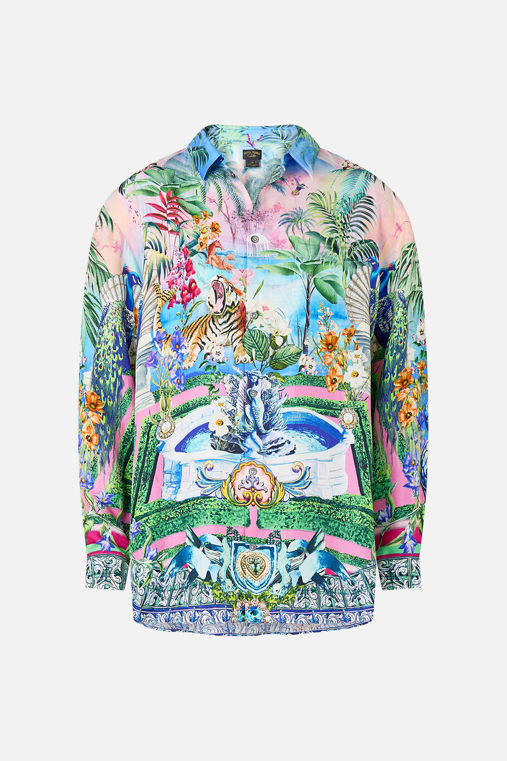 The CAMILLA MILLA SACRED SYMBOLS GIRLFRIEND JEAN DENIM in our  print.