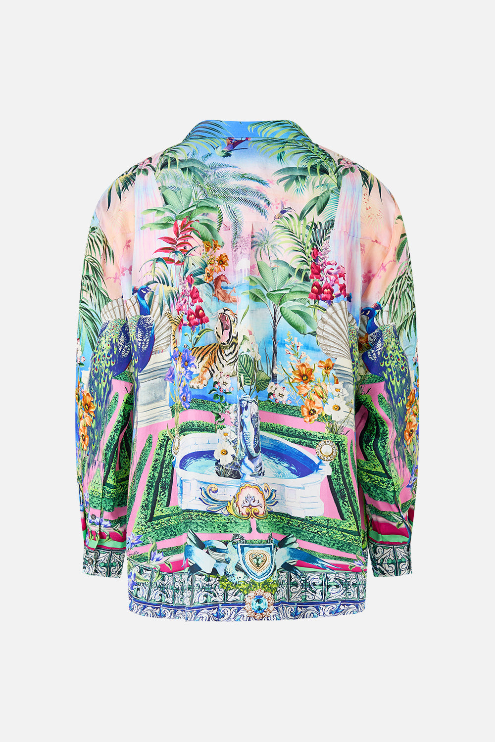 The CAMILLA MILLA SACRED SYMBOLS GIRLFRIEND JEAN DENIM in our  print.
