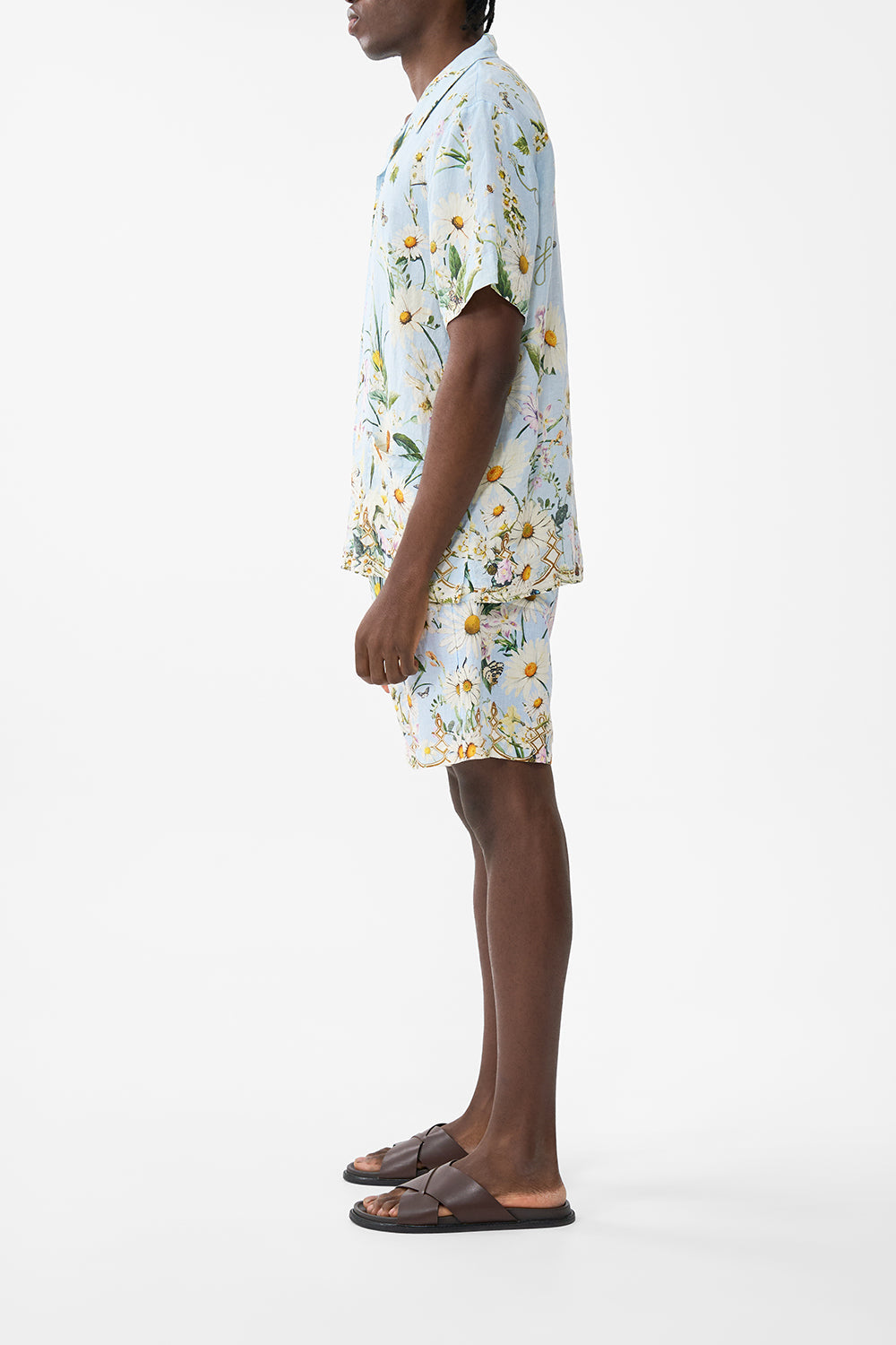 The CAMILLA LOUNGE PANT MARBLE HEAVEN in our  print.