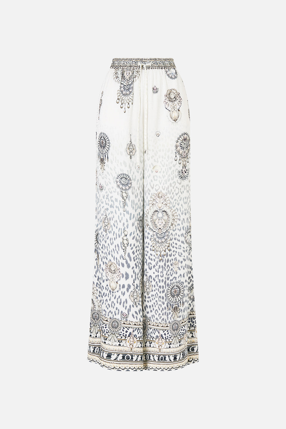 The CAMILLA HIGH NECK BIAS DRESS THE IMPERIAL GATE in our  print.