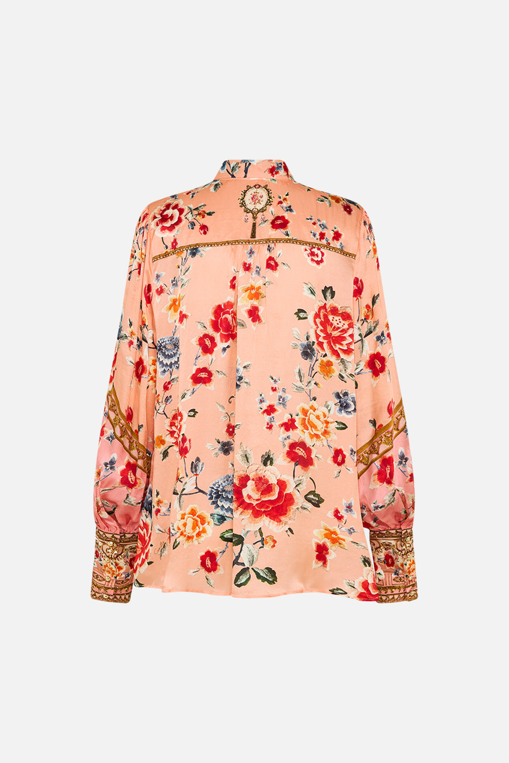 The CAMILLA BABIES SHIRRED WAIST HAREM PANT TILES DARLS in our TILES DARLS print.