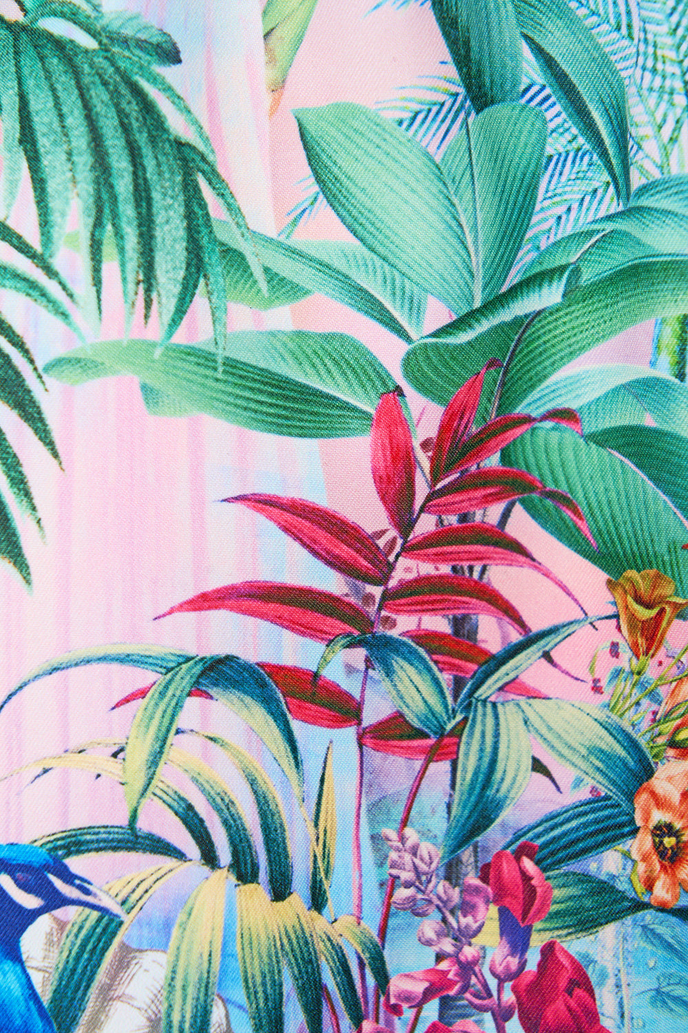 The CAMILLA Mid Length Boardshort With Elastic Waist in our Spirit Of Santa Maria print.