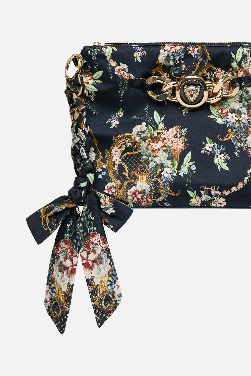 The CAMILLA TUCK FRONT PANT ISNIK LULLABY in our  print.