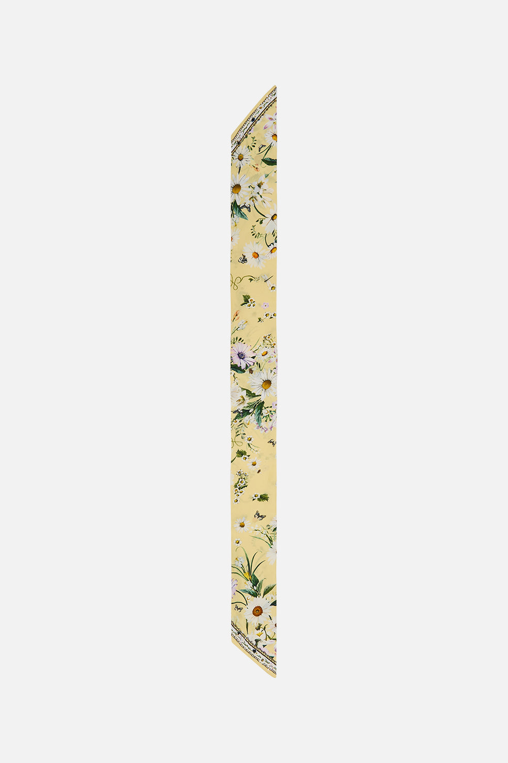 The CAMILLA Skinny Neck Scarf in our Daisy Chains print.