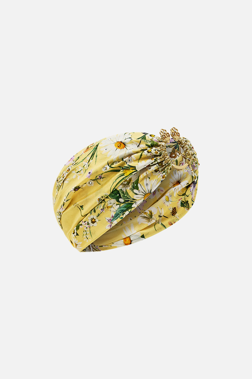 The CAMILLA Ring Headband in our Daisy Chains print.