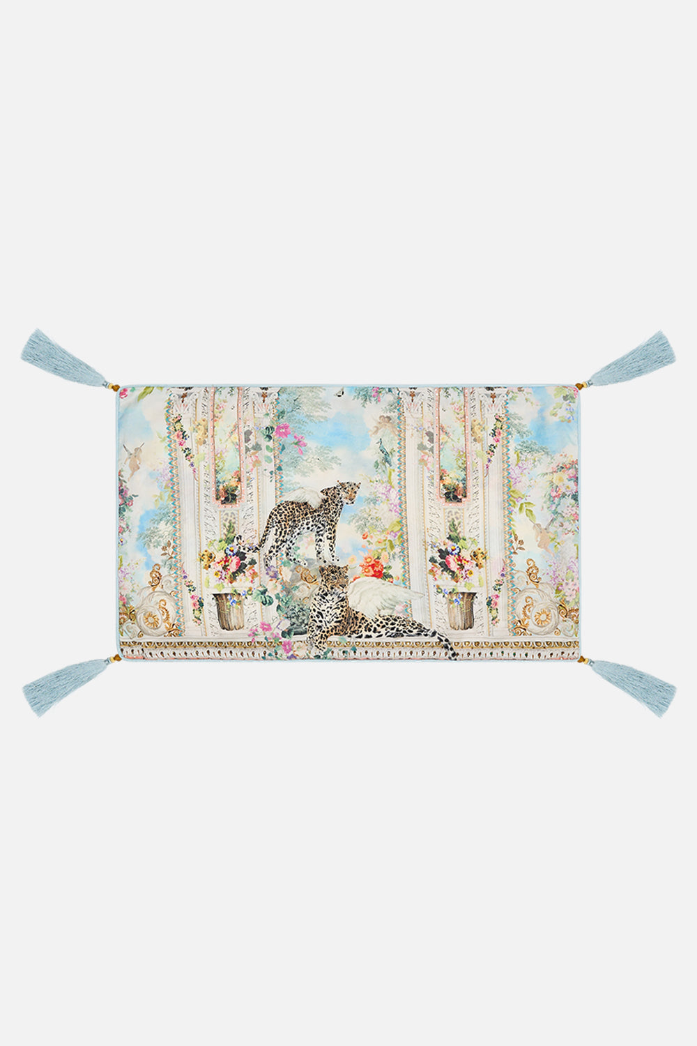 VILLA CAMILLA XXC Floral Rectangle Cushion in We Always Have Alexandria Print. 