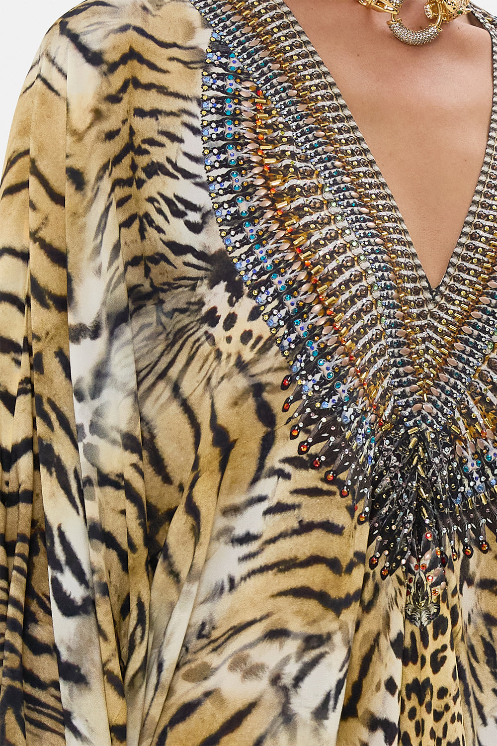 T SHAPE LONG KAFTAN JAGUAR