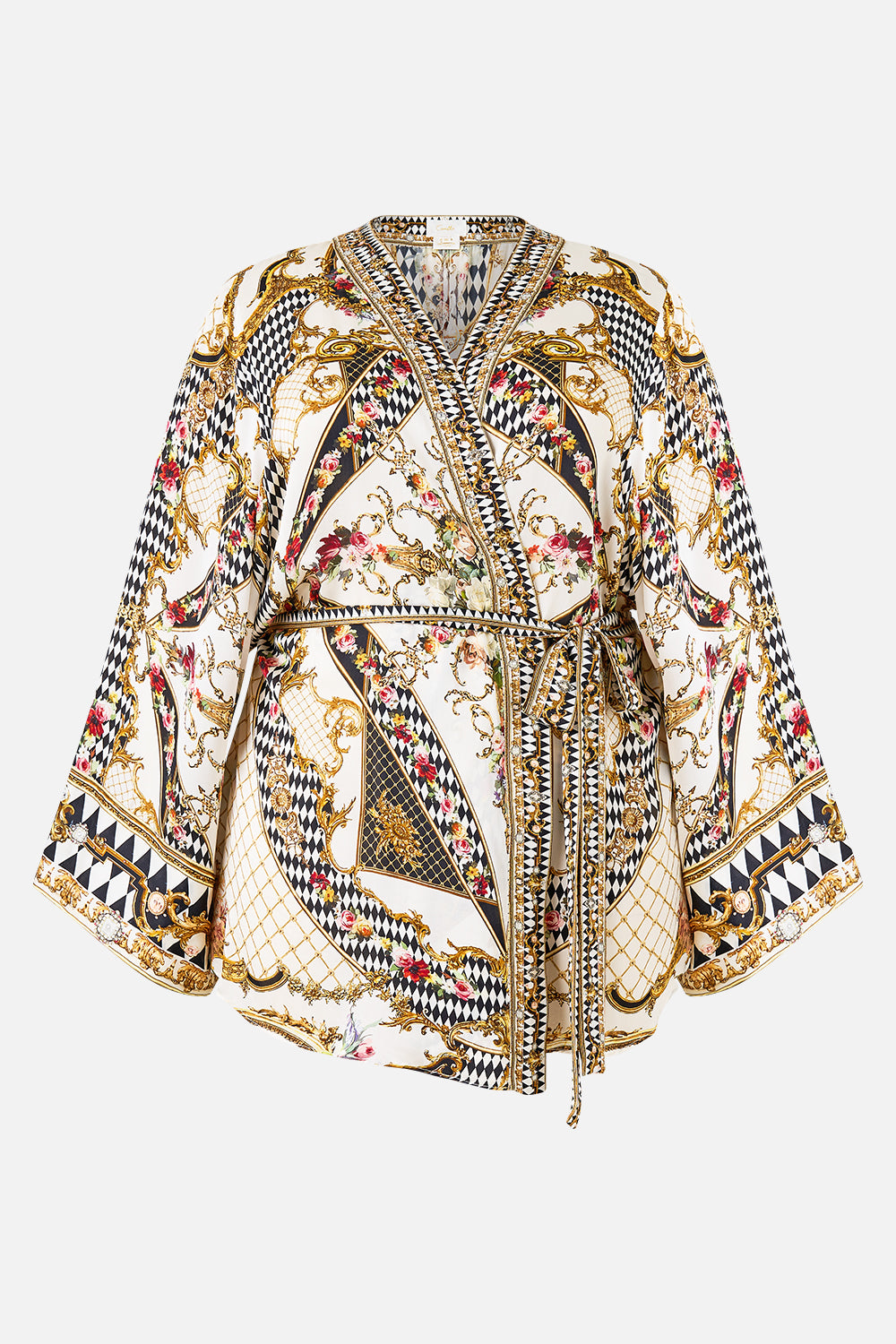 SHORT KIMONO WRAP ROCOCO GLOW