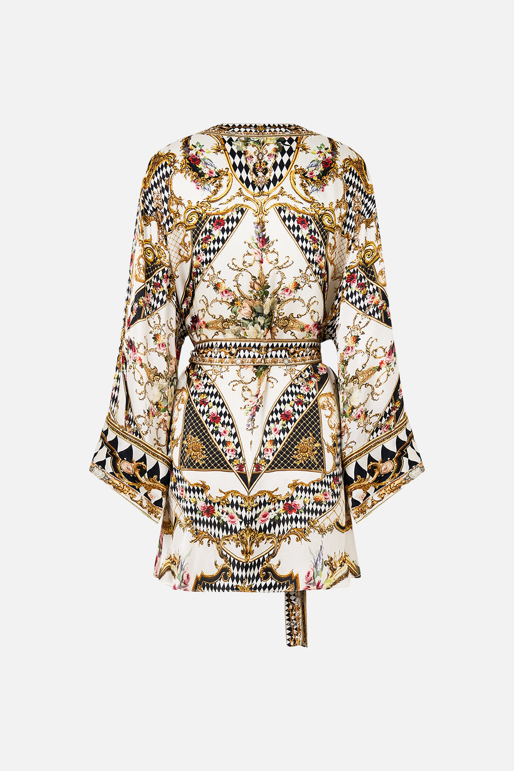 SHORT KIMONO WRAP ROCOCO GLOW