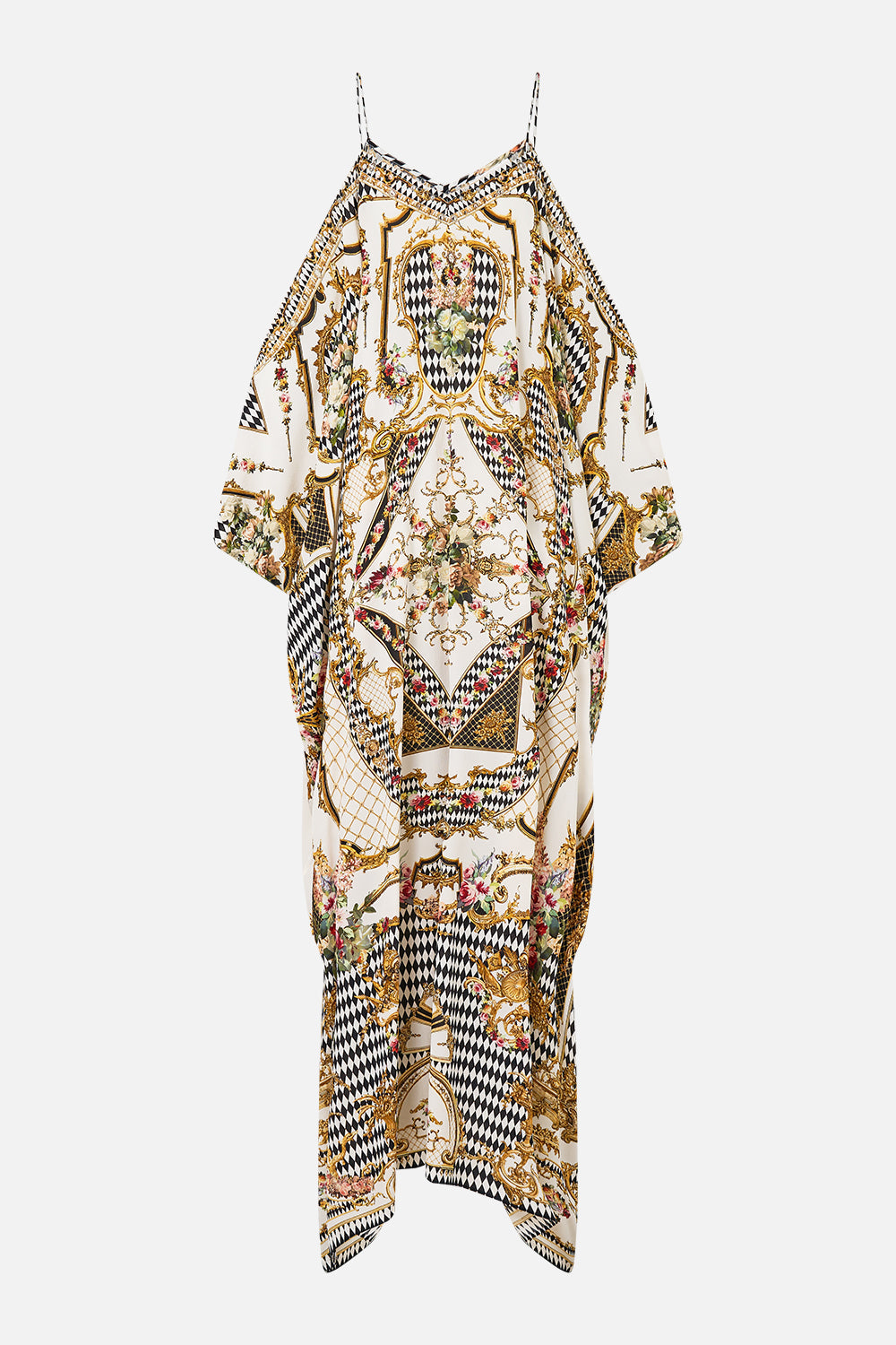 SHOESTRING STRAP KAFTAN ROCOCO GLOW