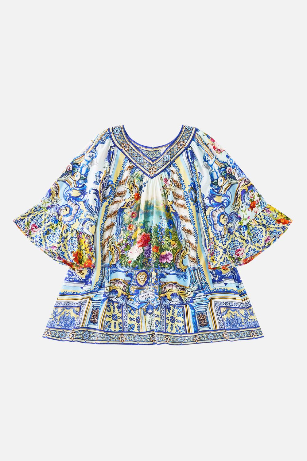 The CAMILLA MAXI CIRCLE SKIRT JARDIM PARTY in our  print.