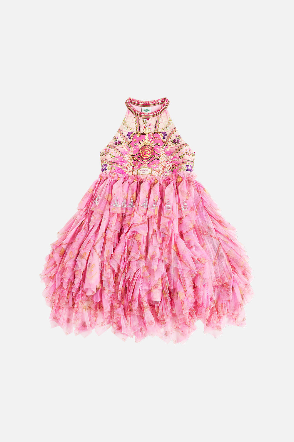 KIDS HIGH NECK TUTU DRESS 4-10 TOTALLY OZMOPOLITAN