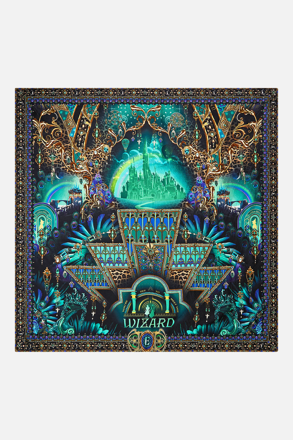 LARGE SQUARE SCARF DEFY GRAVITY