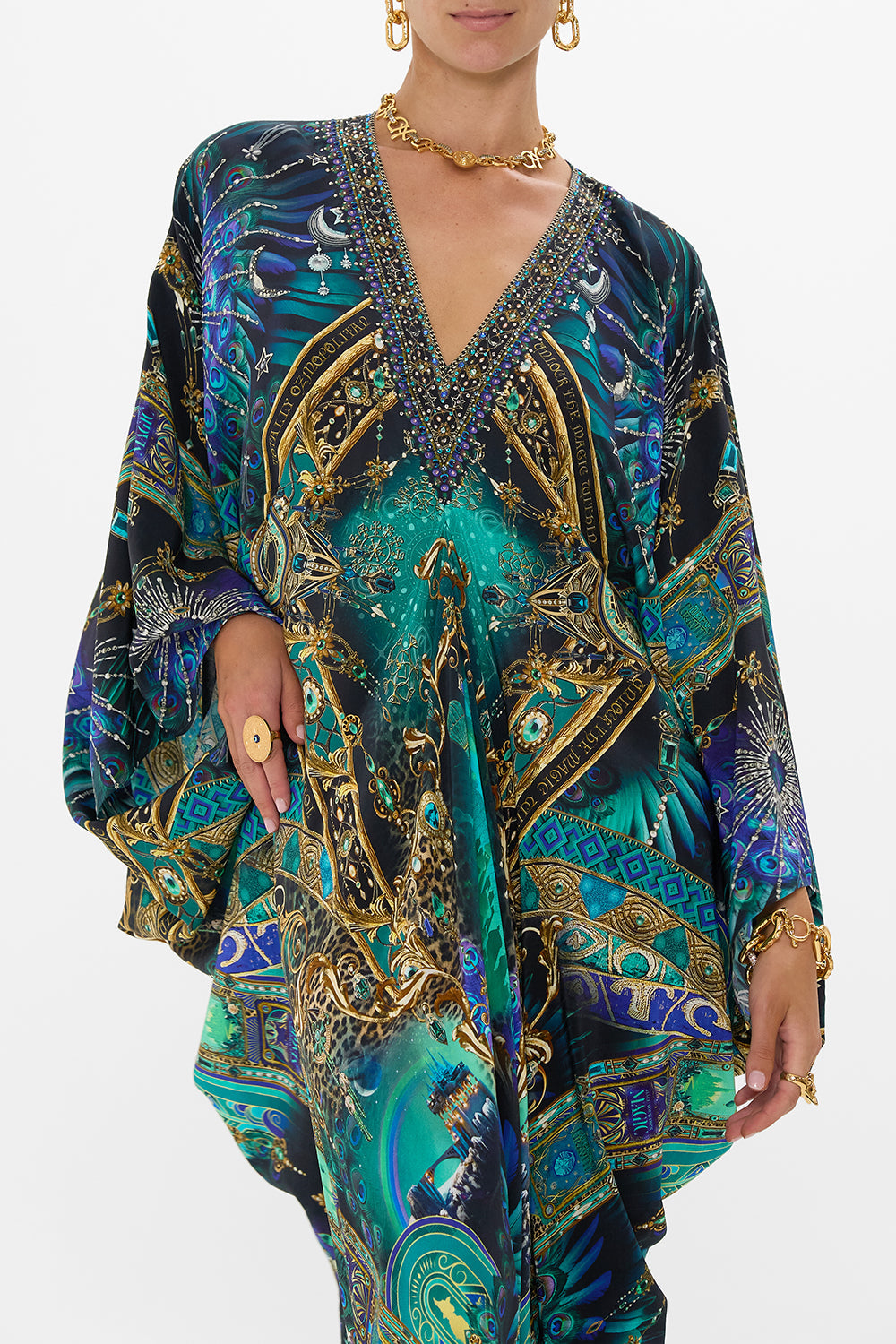 T SHAPE LONG KAFTAN DEFY GRAVITY
