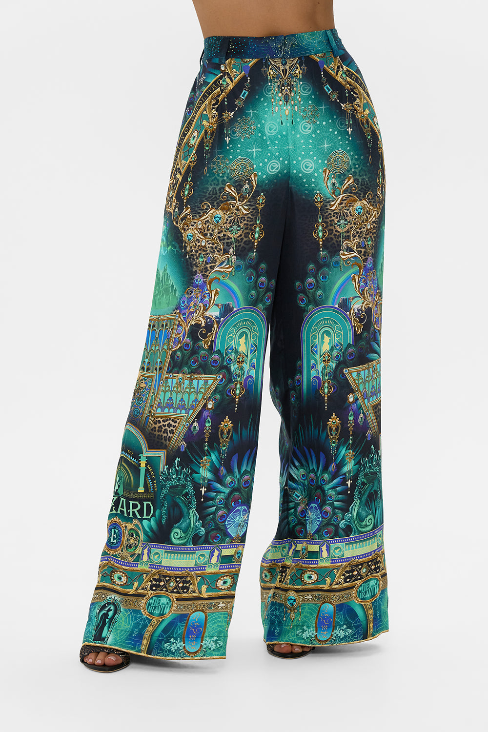 WIDE LEG WAISTED PANT DEFY GRAVITY