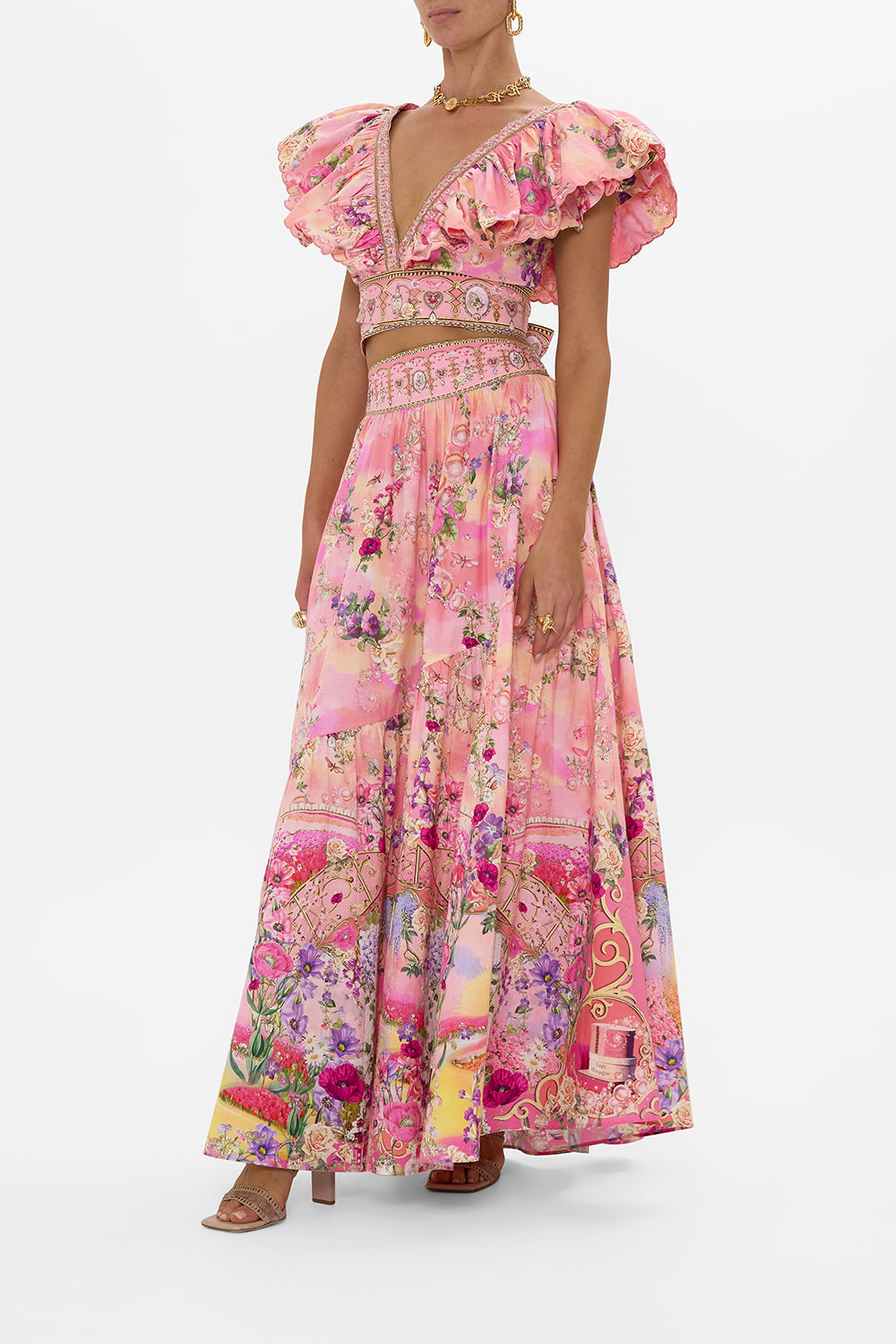 RUFFLE WRAP TOP TOTALLY OZMOPOLITAN