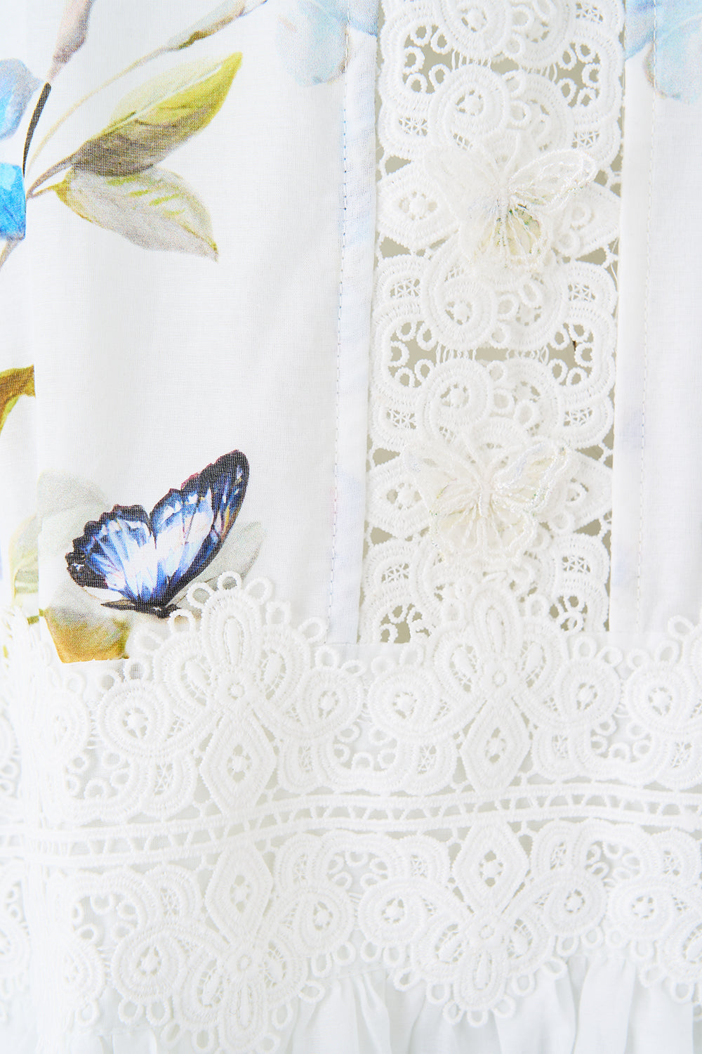 RELAXED SHORT DRESS WITH DROPPED WAIST BOTANICAL BALLADS