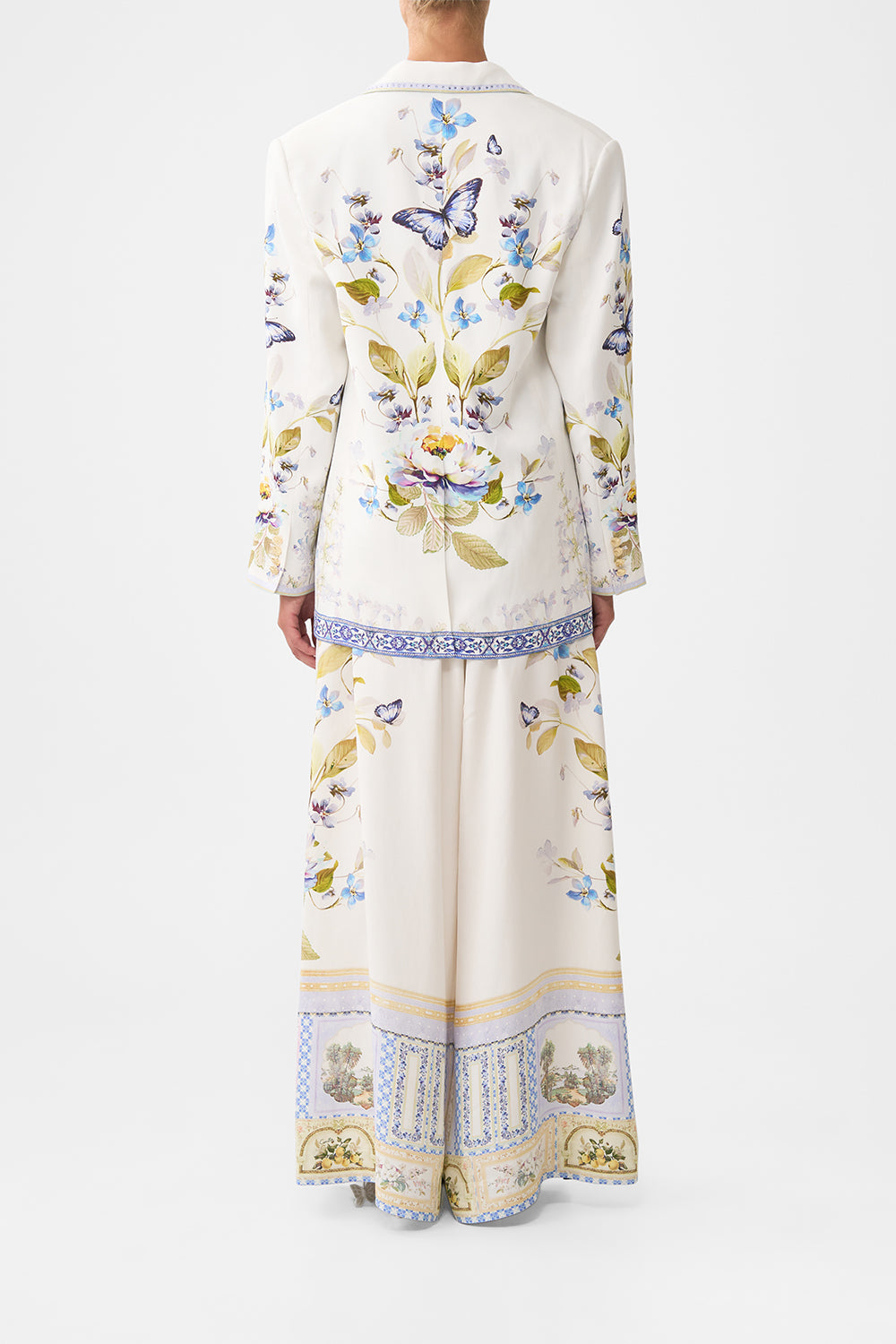 The CAMILLA T SHAPE LONG KAFTAN SONG OF THE SOLSTICE in our  print.