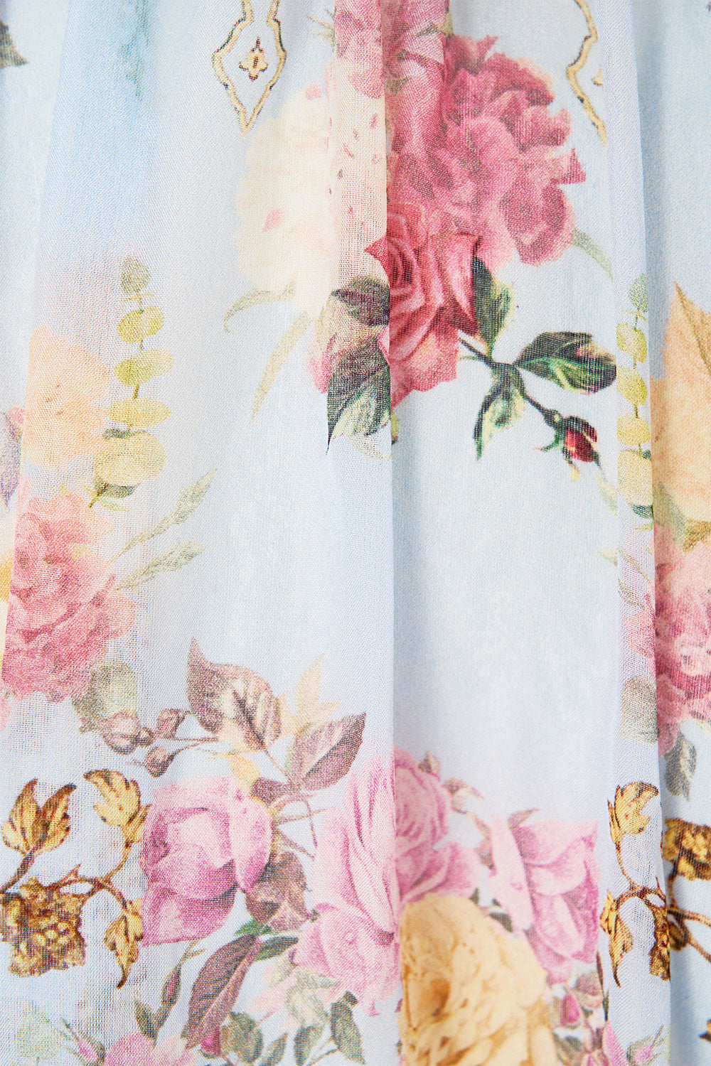 The CAMILLA HIGH WAISTED TIERED SKIRT MY LUCKY STARS in our  print.