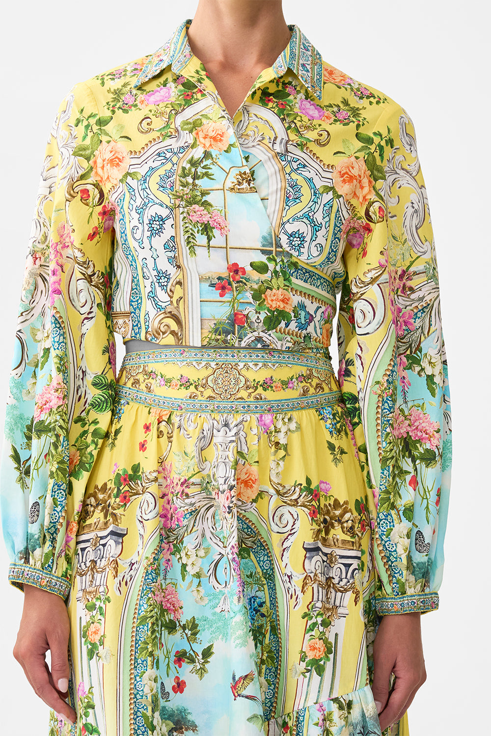 CROPPED WRAP SHIRT TALES OF TOPKAPI PALACE