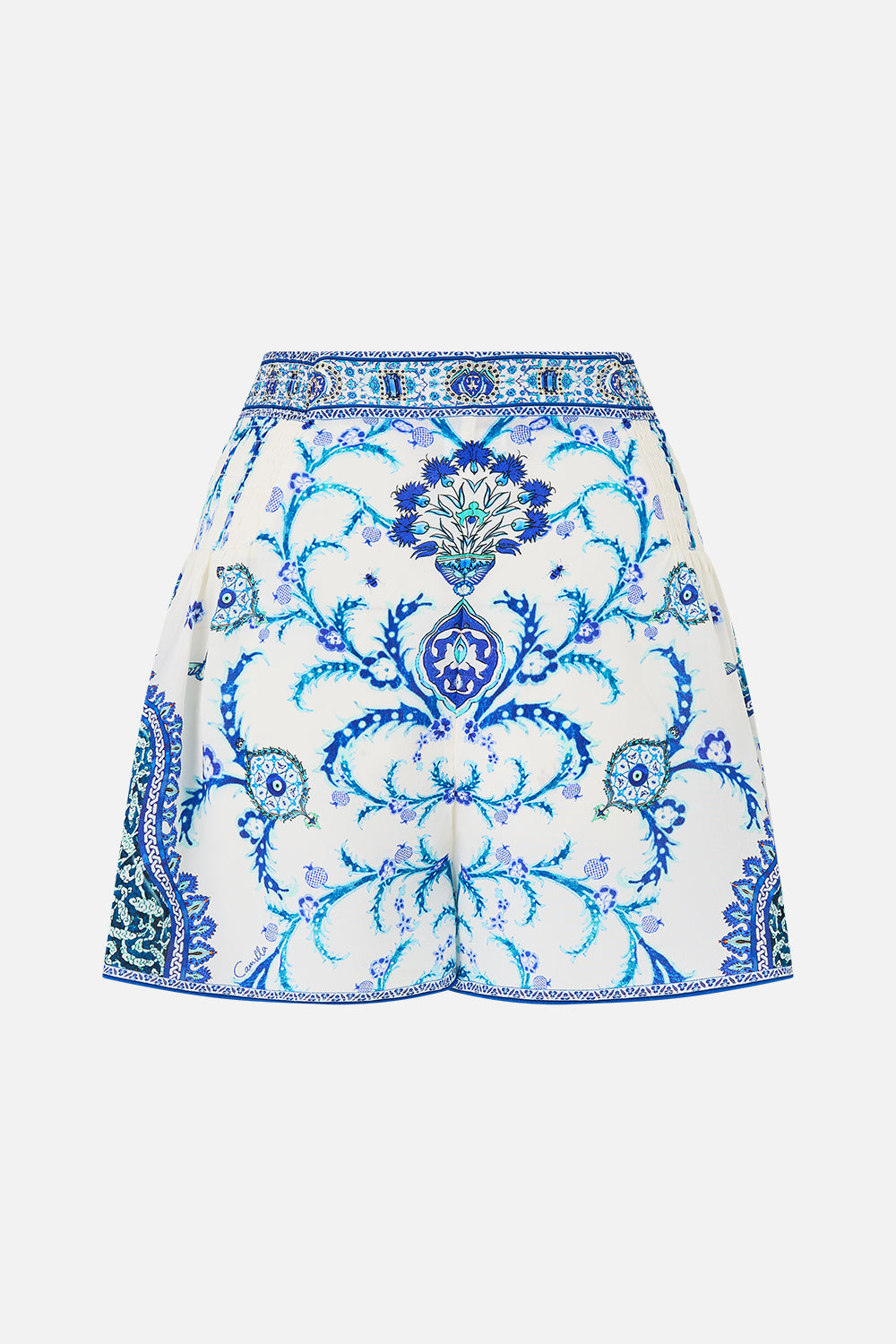 The CAMILLA SHORT KIMONO WRAP TALES OF TOPKAPI PALACE in our  print.