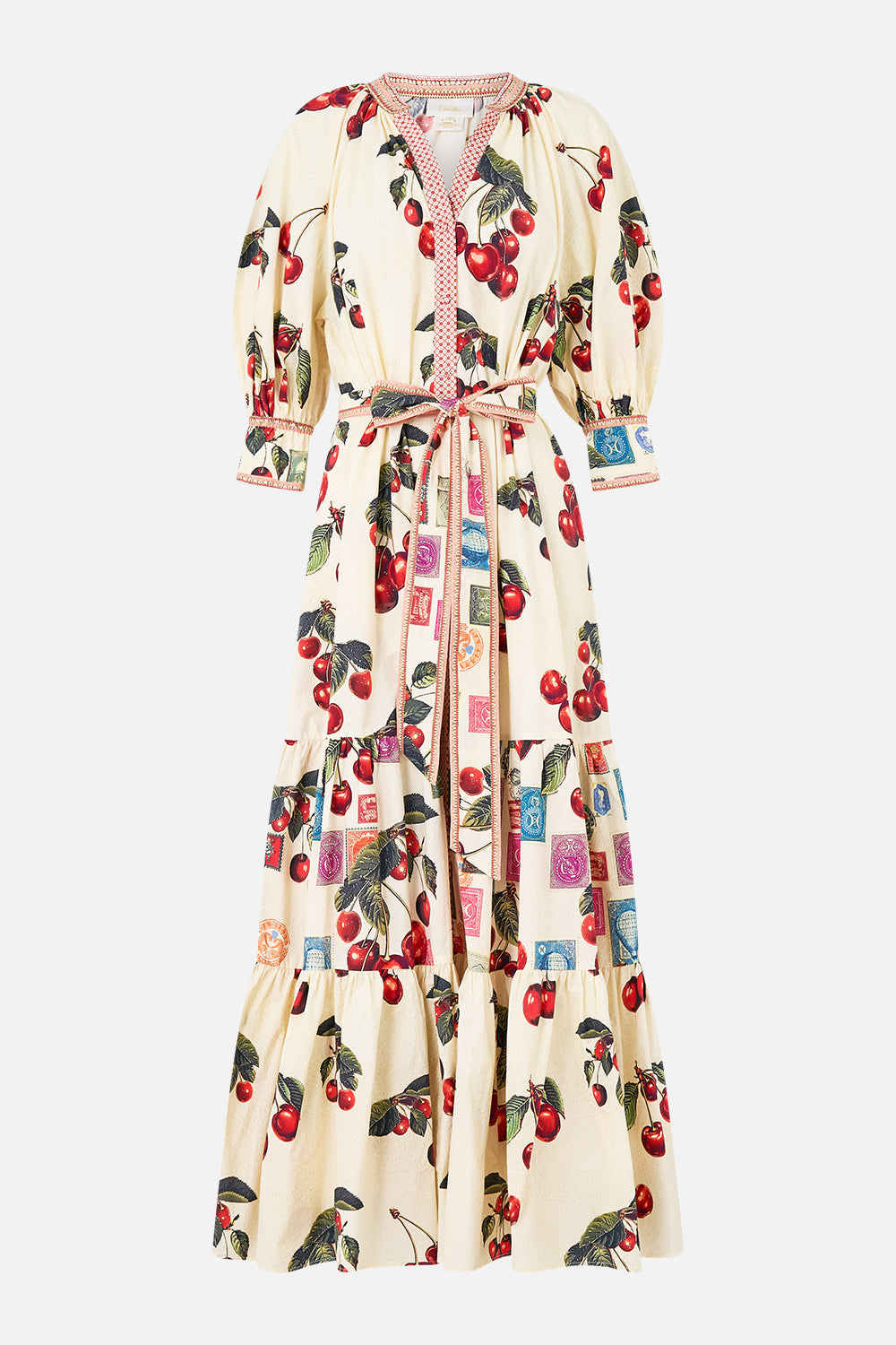 The CAMILLA QUILTED ROLL COLLAR COAT ISTANBUL ANIMALIA in our  print.