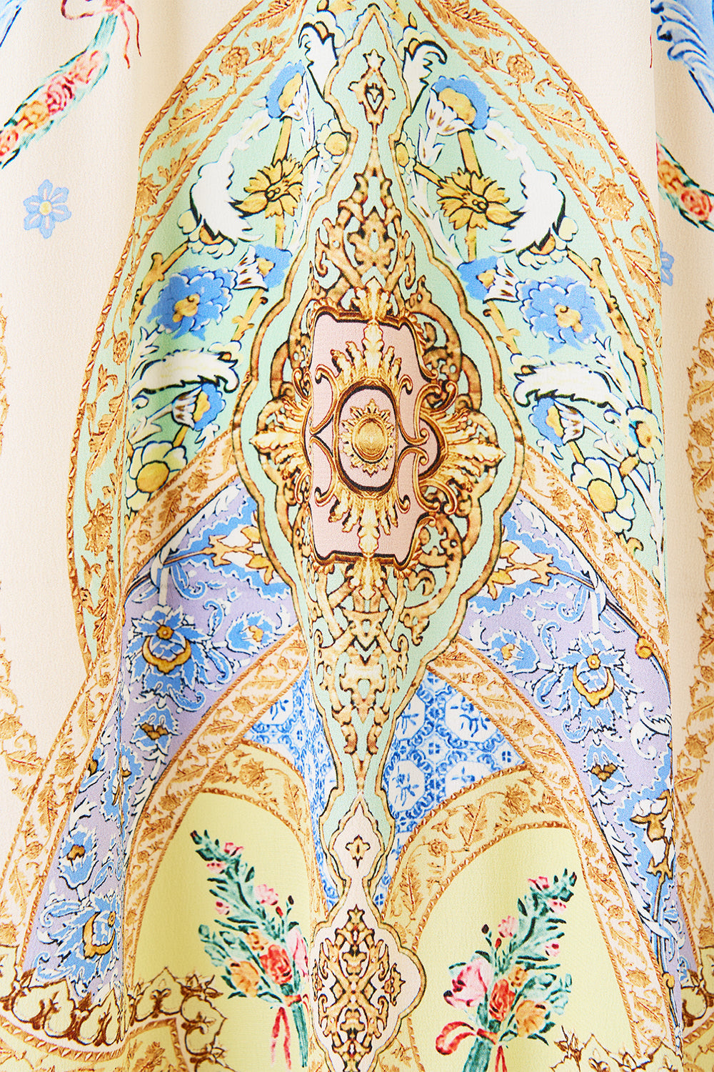 MINIMAL SLIP WITH PLEATED CHIFFON SKIRT EAST OF ISTANBUL