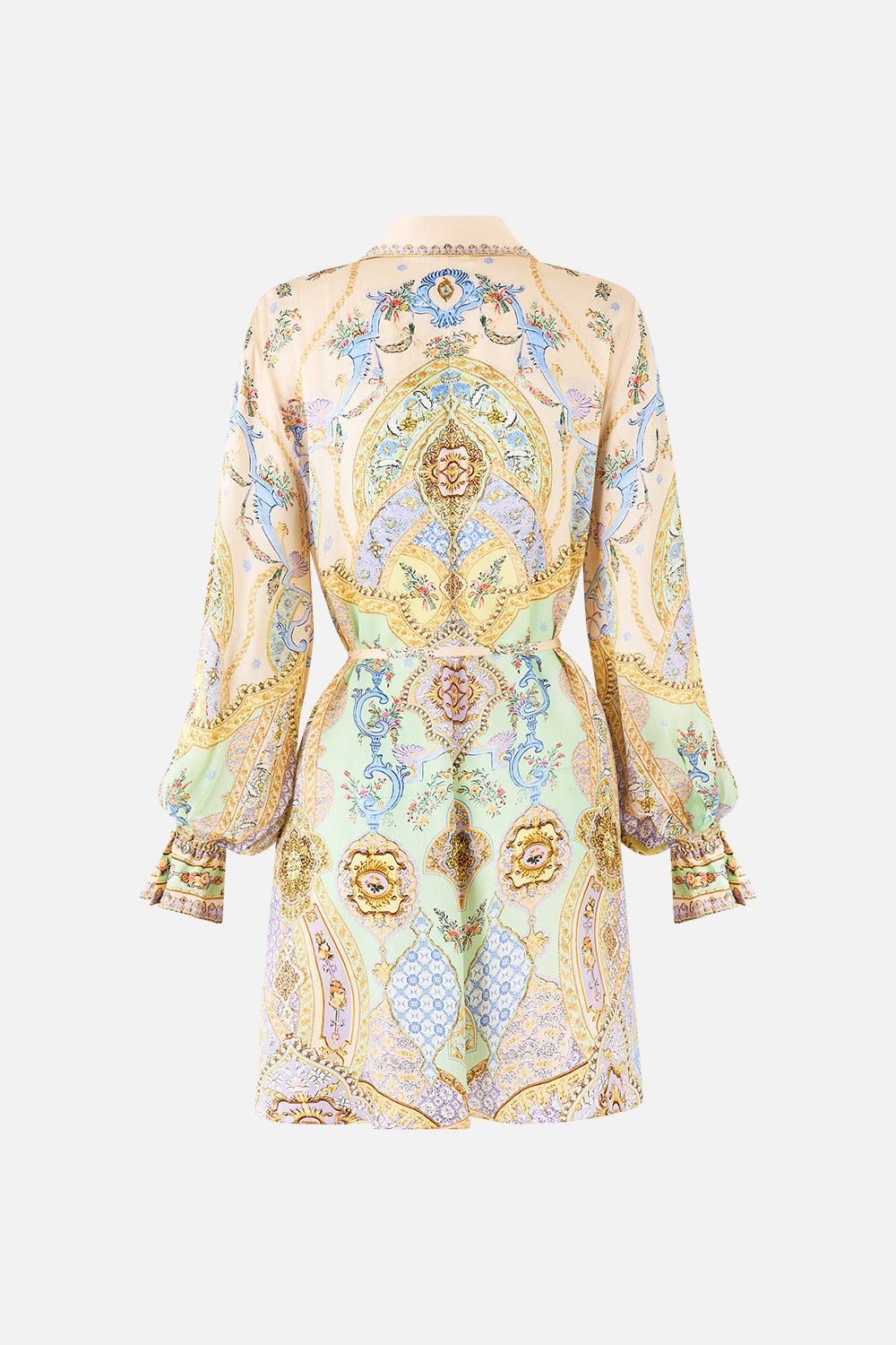 The CAMILLA SPLIT SHOULDER SHORT KAFTAN CONCUBINES, SULTANS & COURTIERS in our  print.