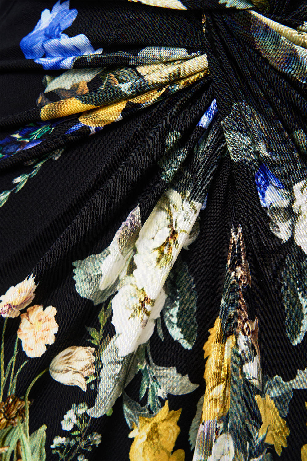 LONG SPLIT FRONT TWIST DRESS OTTOMAN ELEGANCE