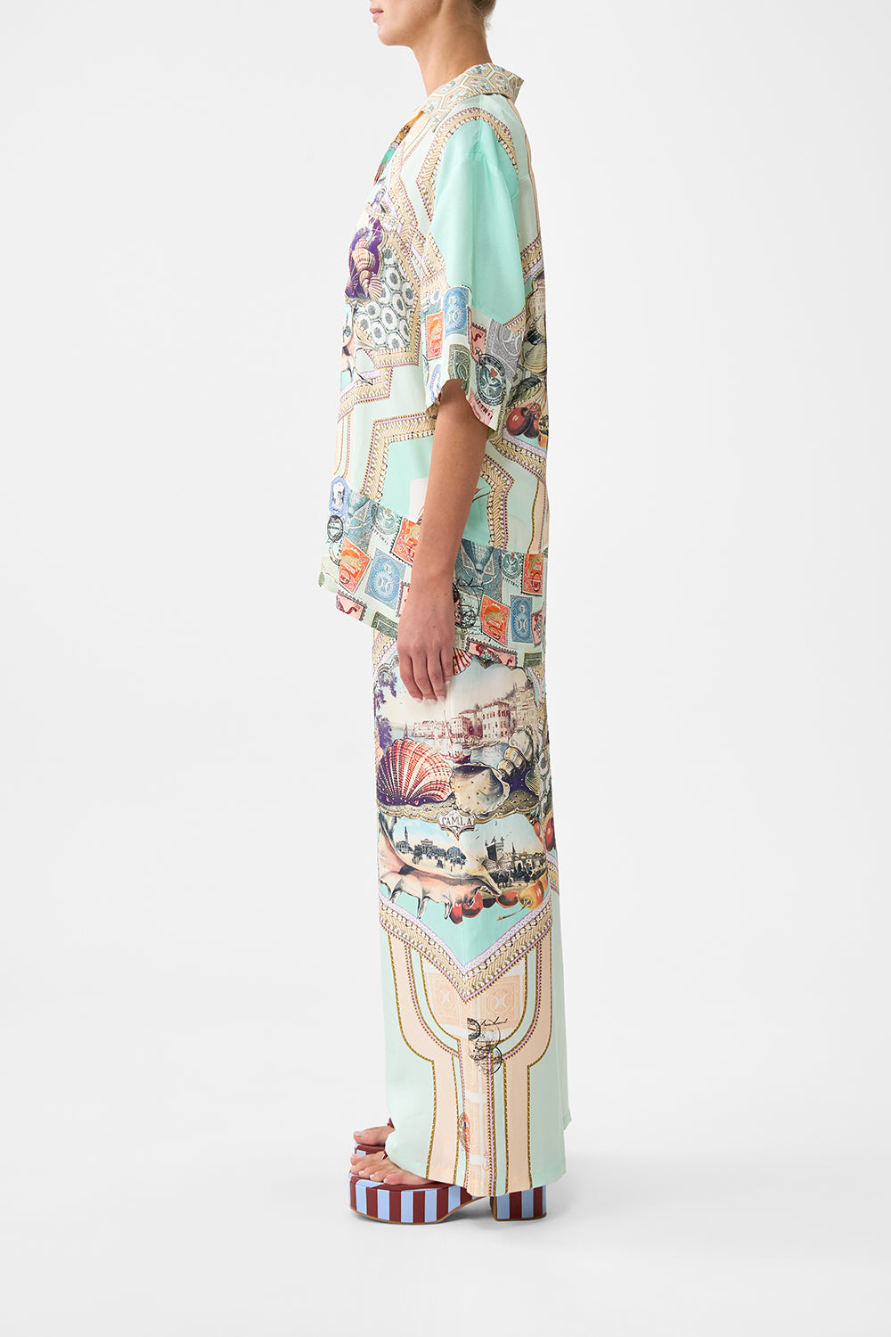 OVERSIZED SHIRT WITH POCKET WITH LOVE FROM TÜRKIYE