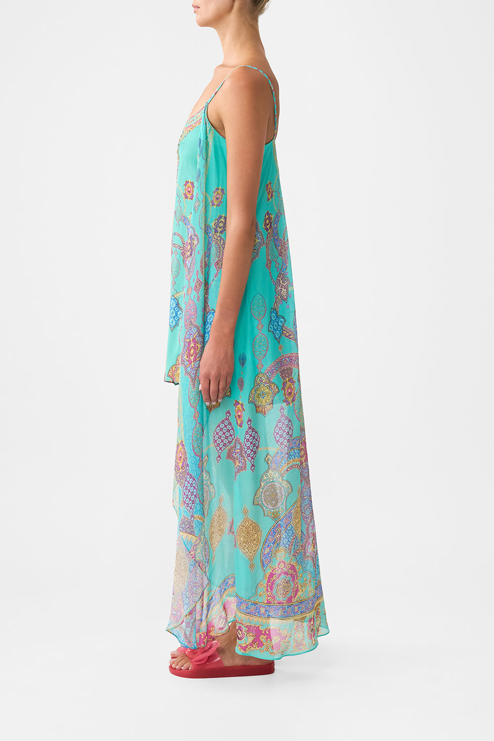 MINI DRESS WITH LONG OVERLAY THE CONCUBINES CORRIDOR