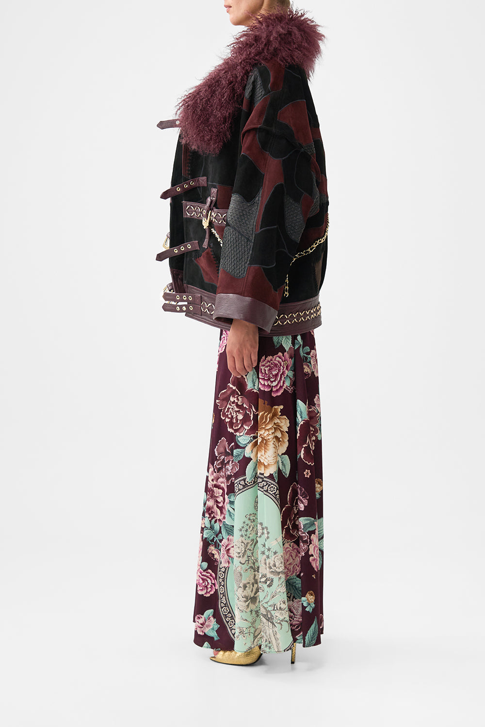 The CAMILLA BALLOON SLEEVE BLOUSE ARTISANS OF ANATOLIA in our  print.