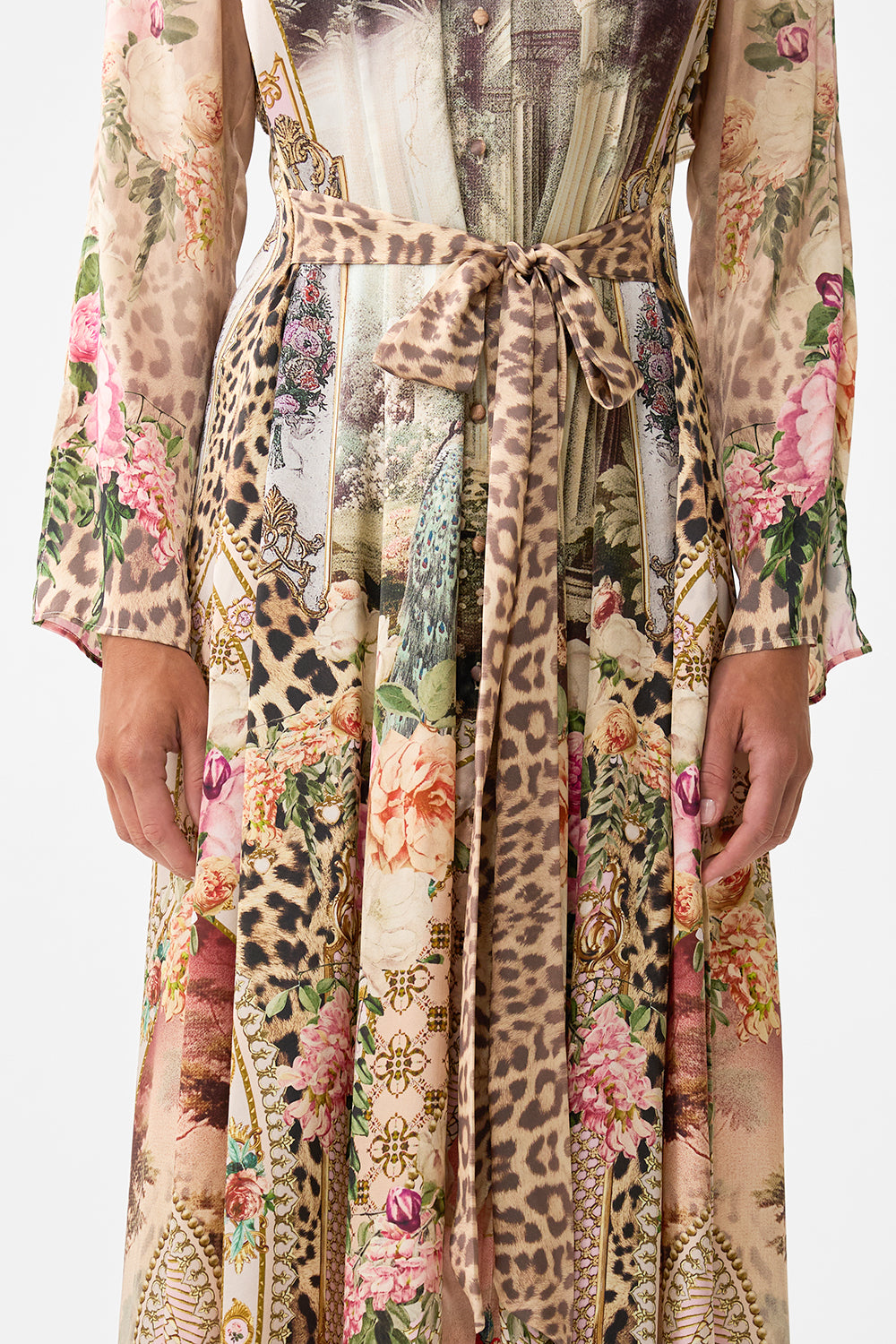 The CAMILLA POCKET SKIRT DRESS PATCHWORK PANORAMA in our  print.