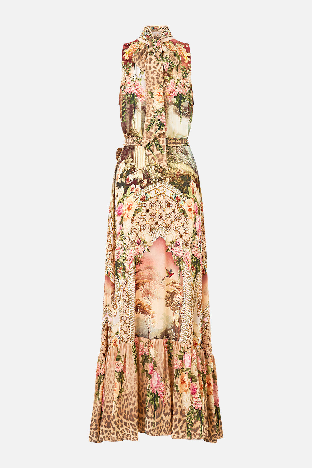 The CAMILLA POCKET SKIRT DRESS ANIMAL ALCHEMY in our  print.
