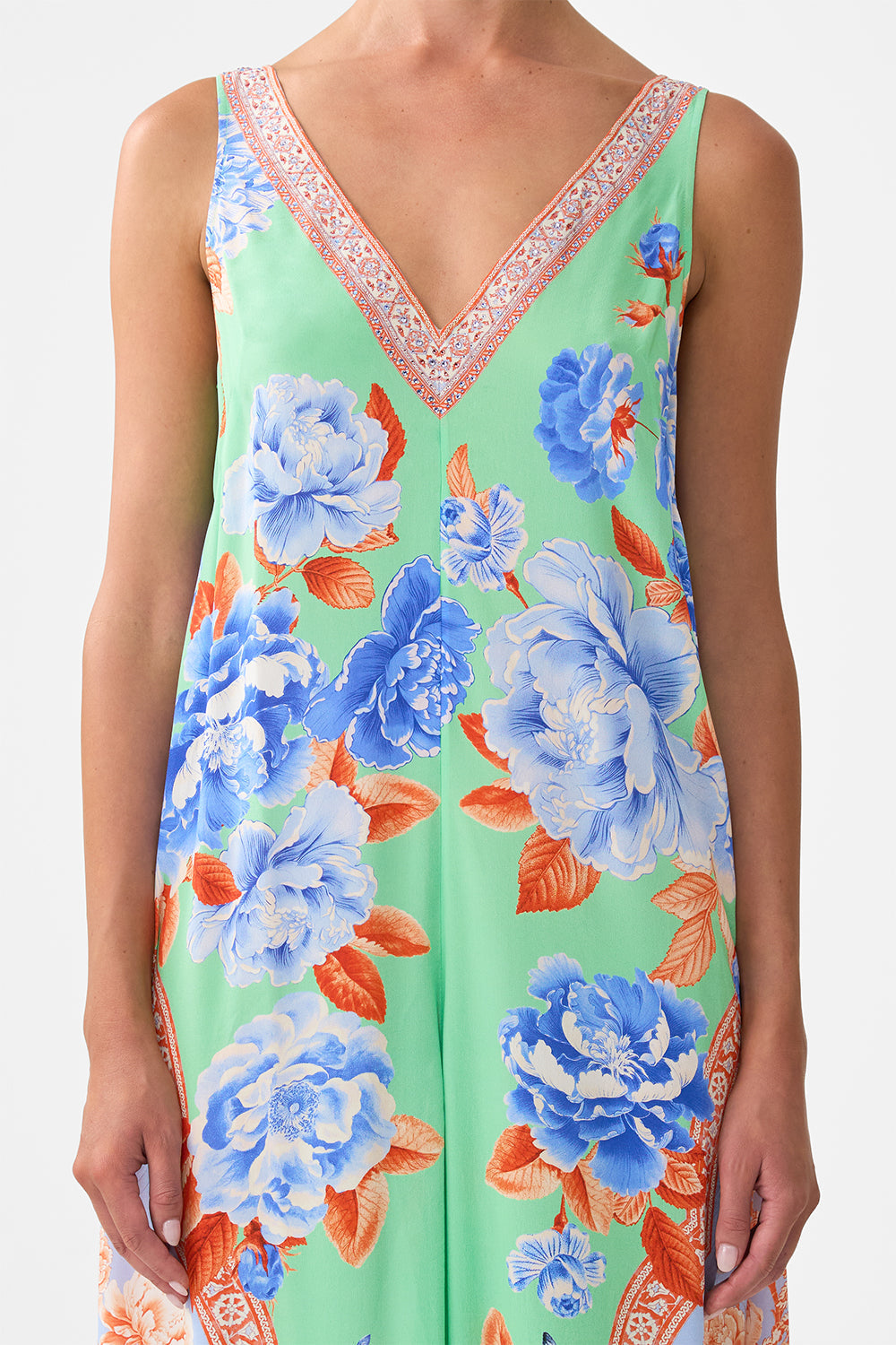 The CAMILLA FAUX FUR SHORT SLEEVE SLOUCH JACKET ISTANBUL ANIMALIA in our  print.