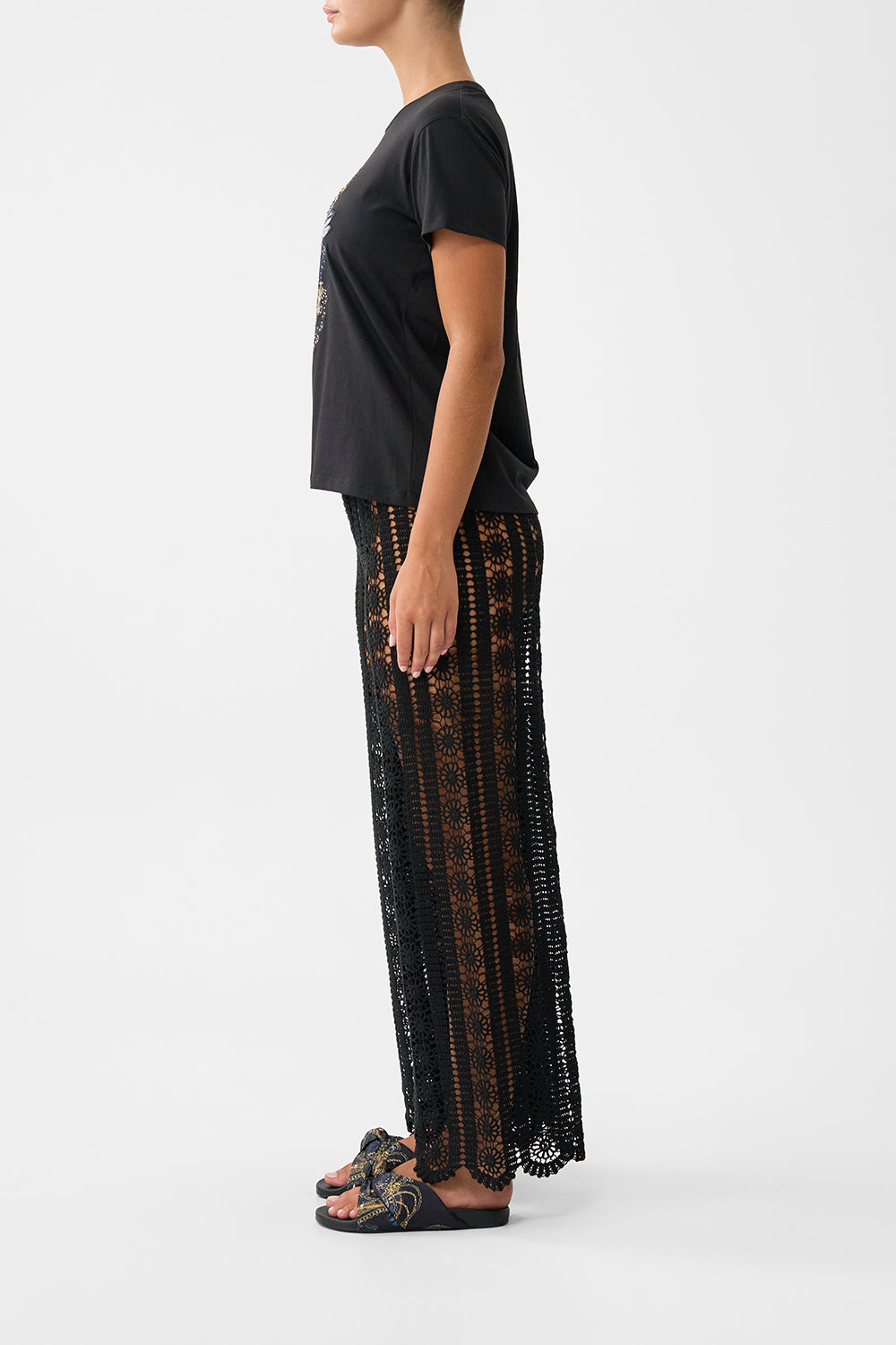 The CAMILLA SHORT DRESS WITH BLOUSON SLEEVE ARTISANS OF ANATOLIA in our  print.