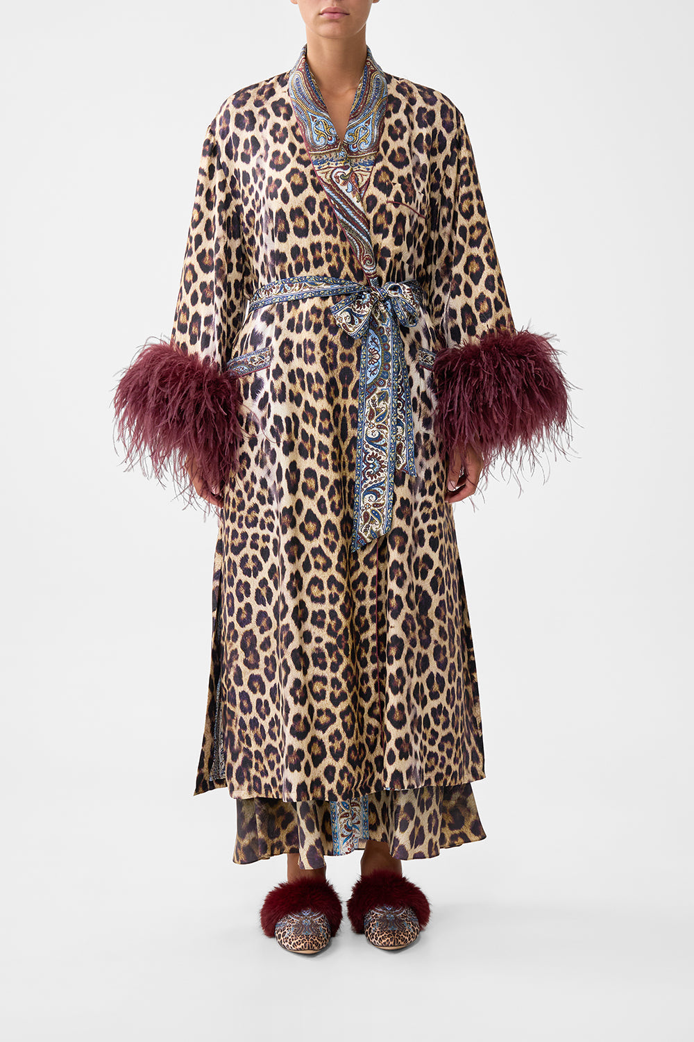 The CAMILLA TIERED SKIRT MINI DRESS PATCHWORK ALCHEMY in our  print.