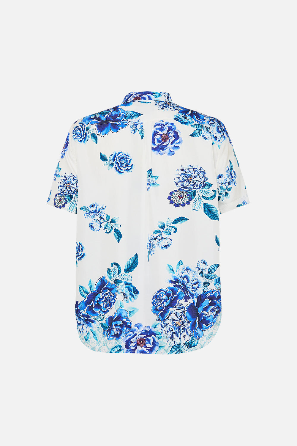 SHORT SLEEVE OVERSIZED SHIRT A CERAMIC GARDEN