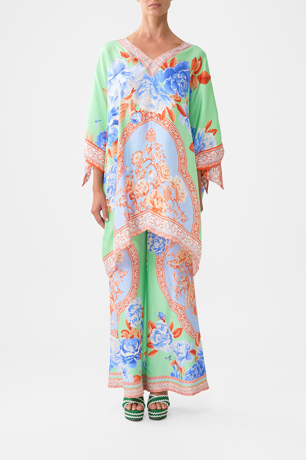 The CAMILLA BALLOON JUMPSUIT ANIMAL ALCHEMY in our  print.