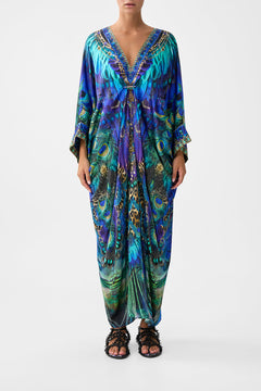 PIERCED V NECK KAFTAN COSMIC ZOOLOGY